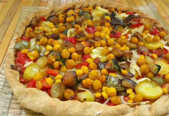 eatmEEE.com ricetta-pizza-vegana-con-ceci-e-verdure_64ccc6d4c72b1 Ricetta pizza vegana con ceci e verdure Eat  Ceci 